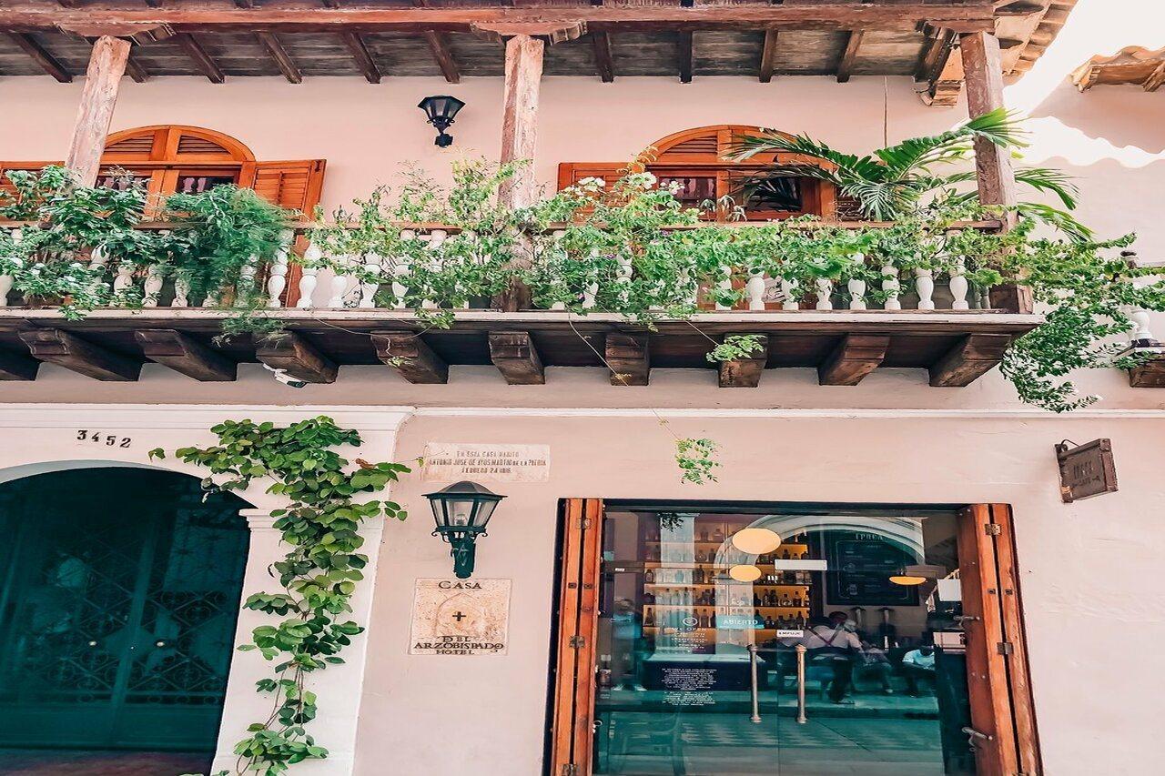 Hotel Boutique Casa Del Arzobispado Картахена Экстерьер фото