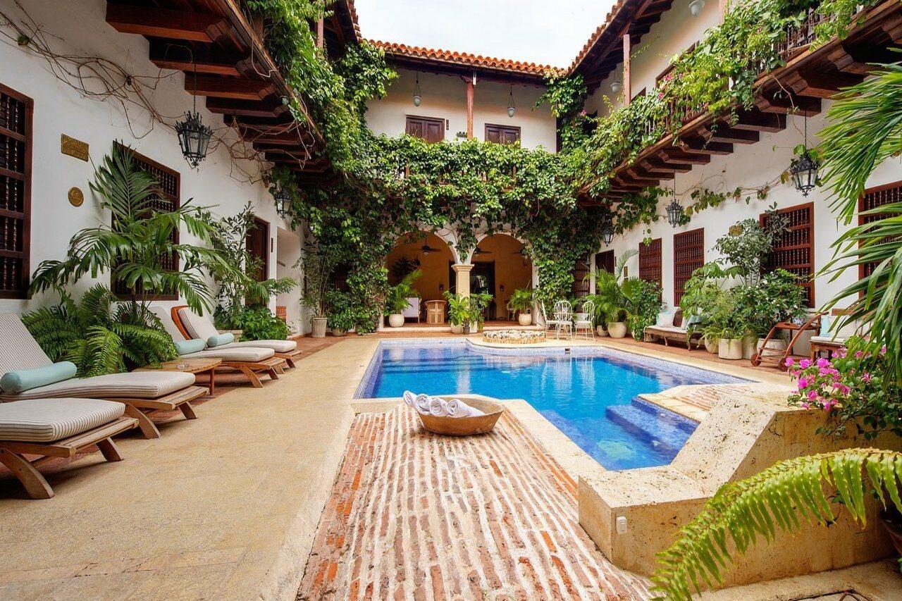 Hotel Boutique Casa Del Arzobispado Картахена Экстерьер фото